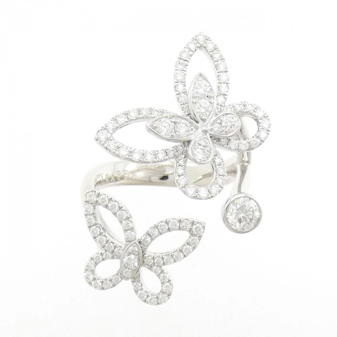 GRAFF MINI BUTTERFLY SILHOUETTE RING - 2