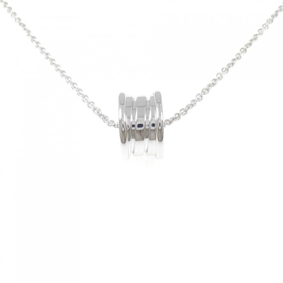 BVLGARI B.ZERO1 NECKLACE: Bvlgari B.zero1 Necklace Brand: BVLGARI Type/Style: Bulgari Necklace Material: 750 white gold, Color: white gold Size: 40cm Pendant length approx. x width approx.: 14.6mmx8.8mm Chain maximum width