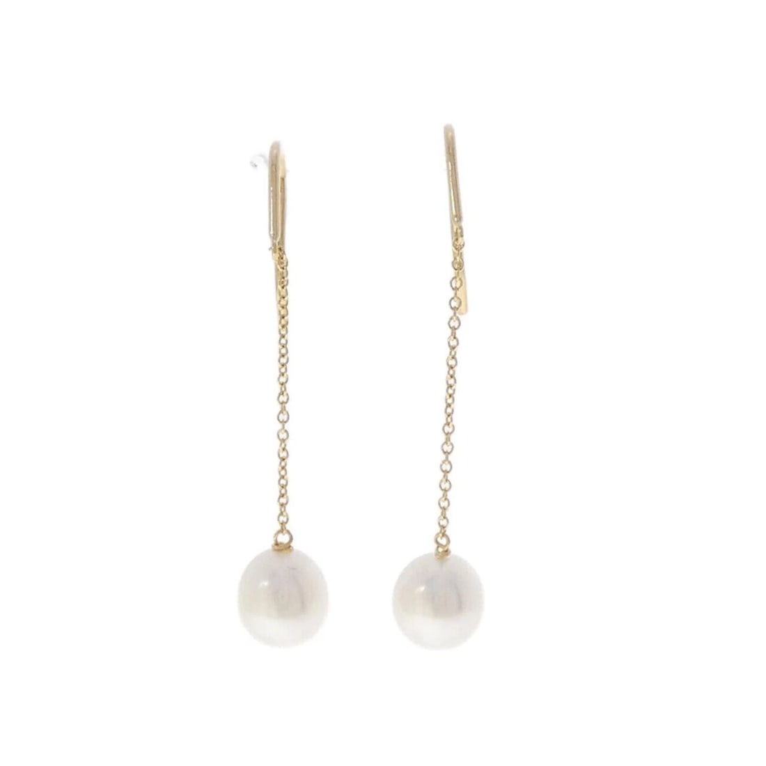 TIFFANY & CO. PEARL BY THE YARD CHAIN PIERCE: TIFFANY & Co. Pearl by the Yard Chain Pierce Brand: TIFFANY&Co. Type/Style: TIFFANY&Co. Pierce/Earring Material: 750 yellow gold, Color: yellow gold Size: Approximate dimensions (height x width):