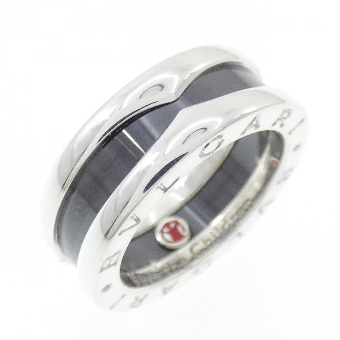 BVLGARI SAVE THE CHILDREN RING: Bvlgari Save the Children Ring Brand: BVLGARI Type/Style: Bulgari Ring Material: 925Silver/Ceramic, Color: Silver Size: US3 3/4(46) Accessories: None Accessories Notice: When purchasing pre-owned