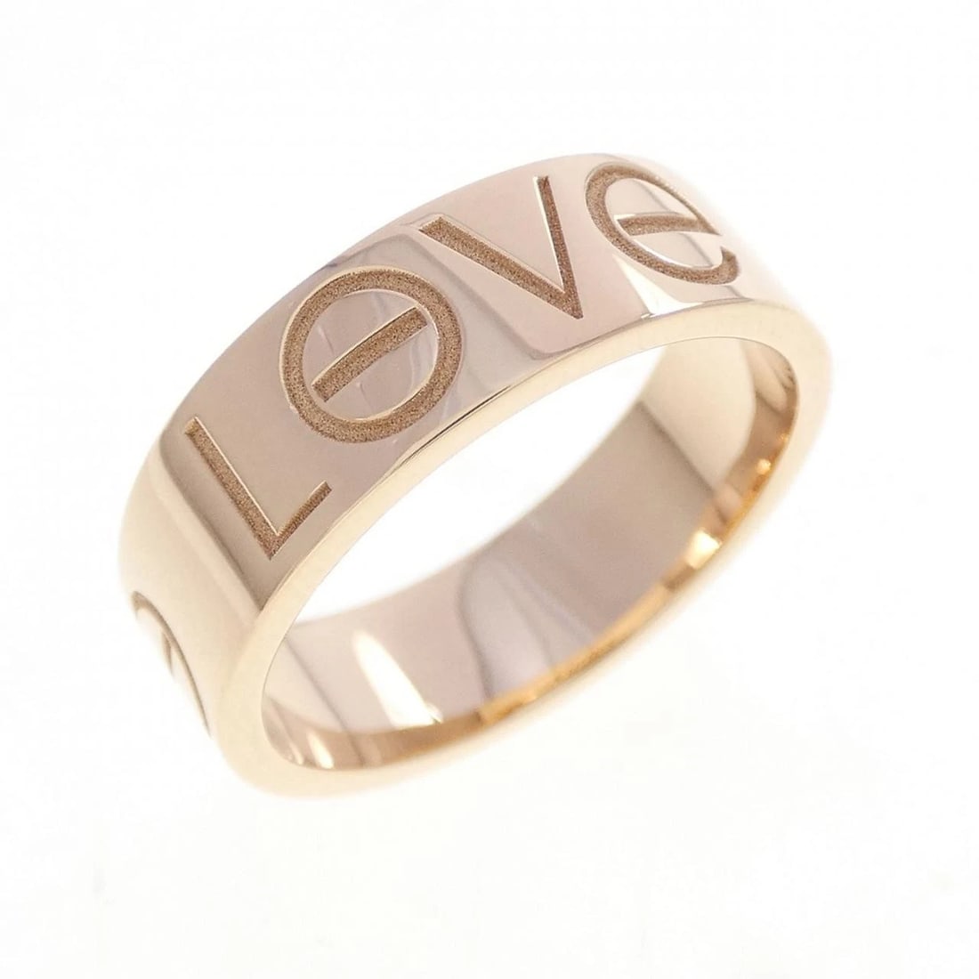 CARTIER LOVE RING: Cartier Love Ring Brand: CARTIER Type/Style: Cartier Ring Material: 750 Pink Gold, Color: Pink Gold Size: US5 1/4(50) Accessories: None Accessories Notice: When purchasing pre-owned goods, please