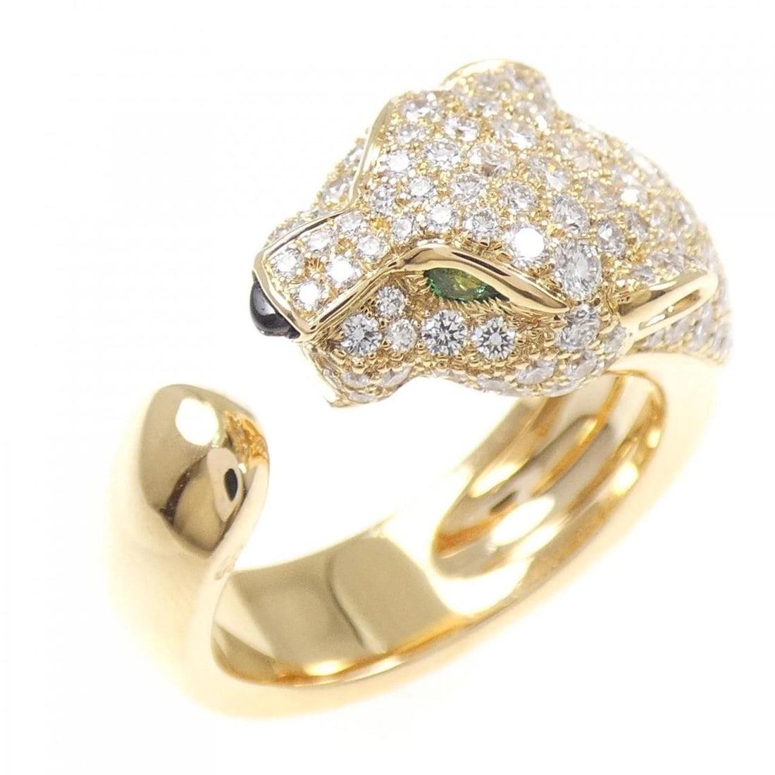 CARTIER PANTHERE RING: Cartier PANTHERE Ring Brand: CARTIER Type/Style: Cartier Ring Material: 750 Pink Gold, Color: Pink Gold Size: US7(54) Accessories: None Accessories Notice: When purchasing pre-owned goods,