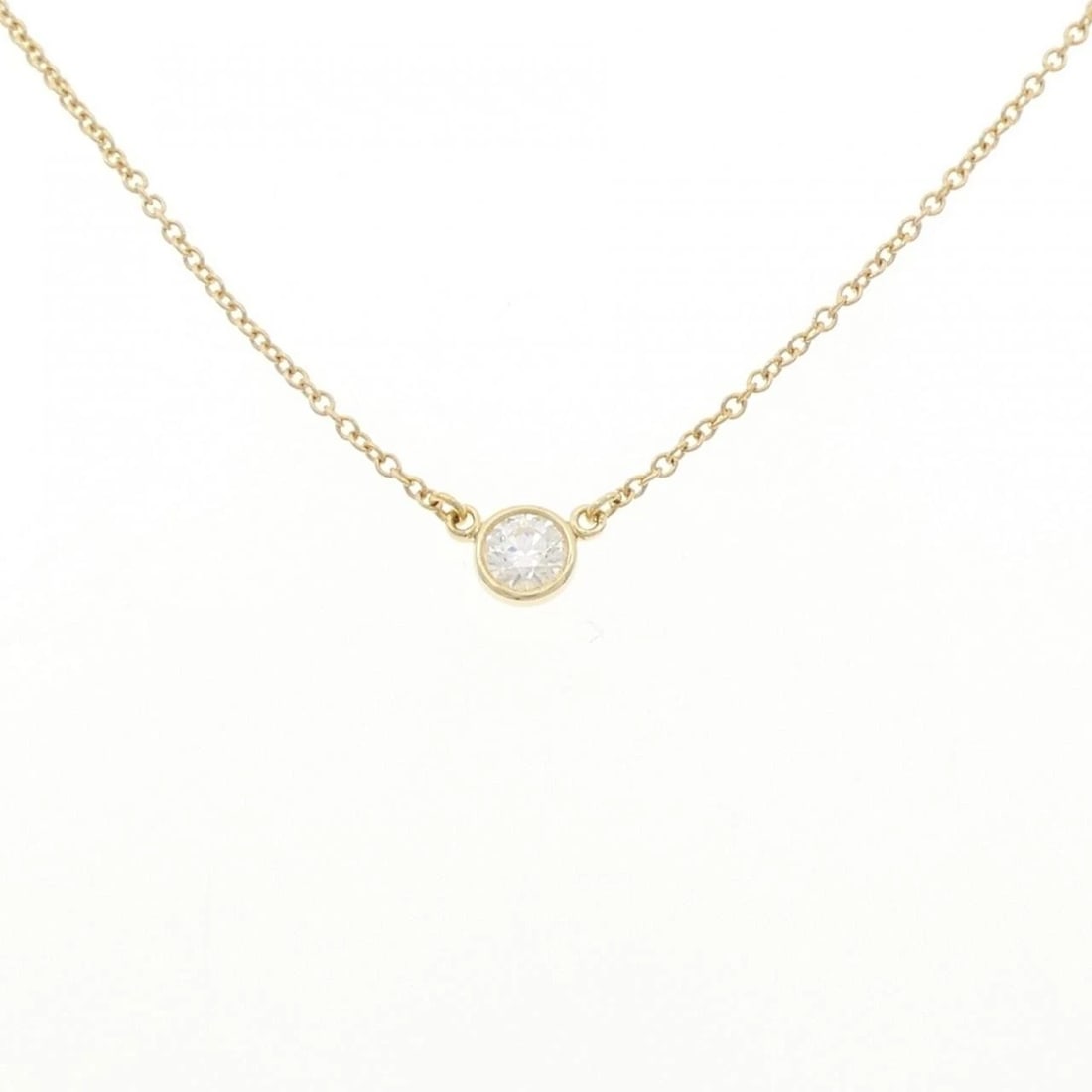 TIFFANY & CO. BY THE YARD NECKLACE: TIFFANY & Co. By the Yard Necklace Brand: TIFFANY&Co. Type/Style: TIFFANY&Co. Necklace Material: 750 yellow gold, Main Stone Natural Color: yellow gold Size: 41cm Diameteraround: 4.3mm Chain maximum
