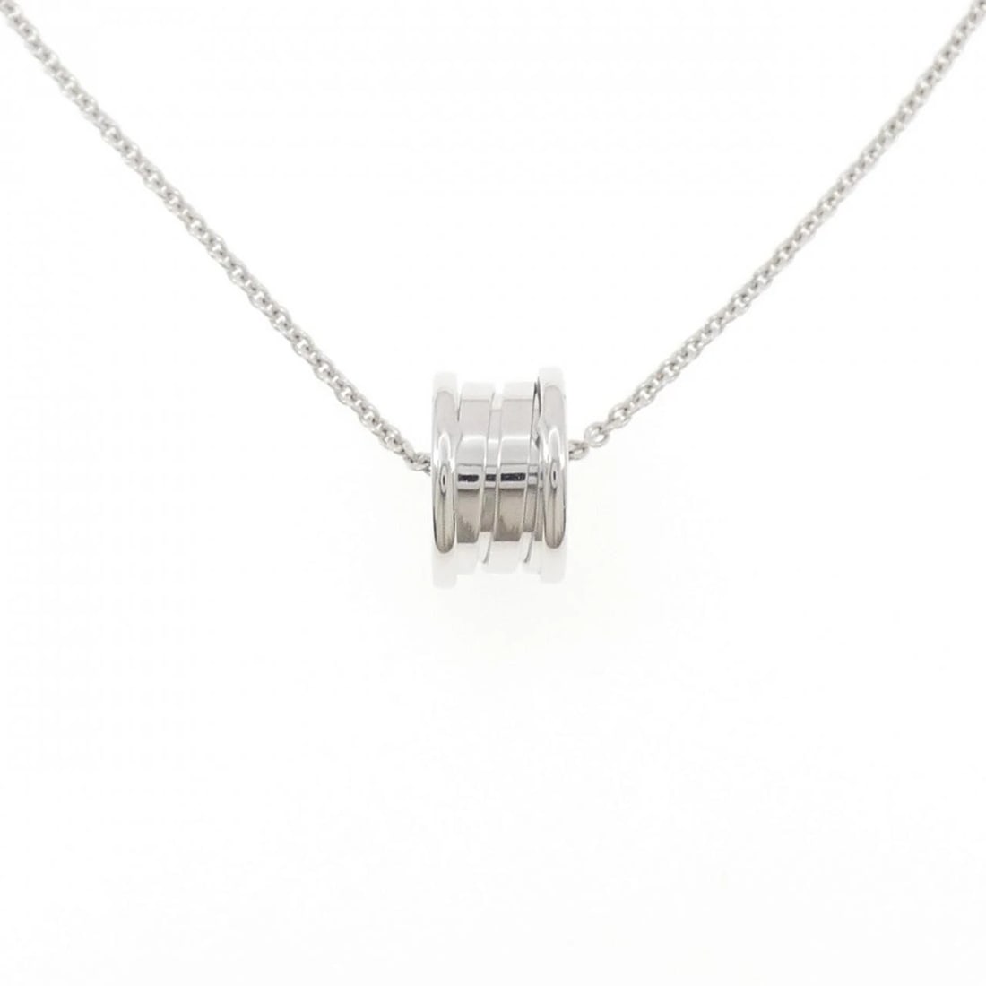 BVLGARI B.ZERO1 NECKLACE: Bvlgari B.zero1 Necklace Brand: BVLGARI Type/Style: Bulgari Necklace Material: 750 white gold, Color: white gold Size: 40cm Pendant length approx. x width approx.: 14.8mmx8.8mm Chain maximum width