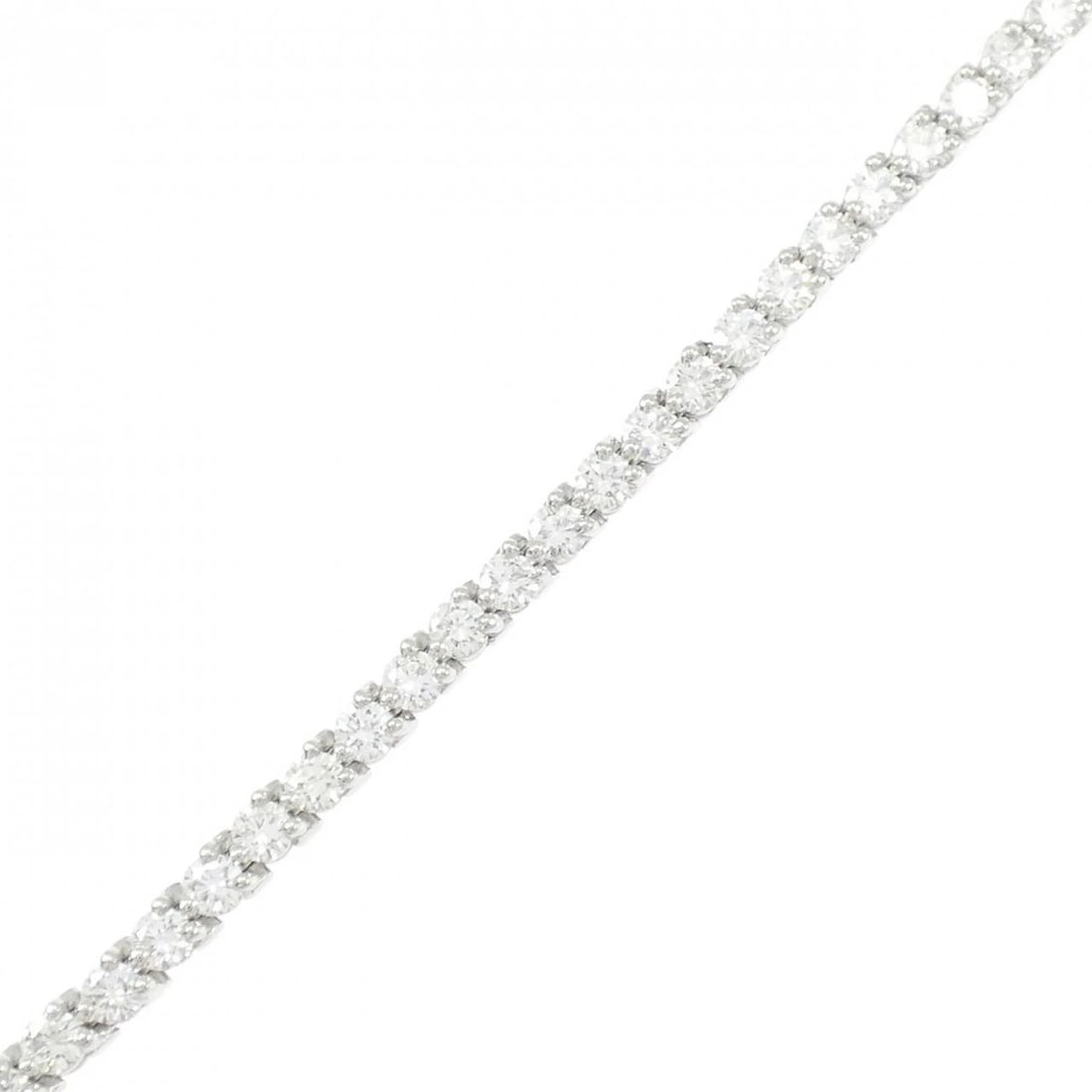 CARTIER TENNIS BRACELET: Cartier Tennis Bracelet Brand: CARTIER Type/Style: Cartier Bracelets Material: Platinum950, Main Stone Natural Color: Platinum Size: 16cm Max width approx.: 2.7mm Accessories: None Accessories