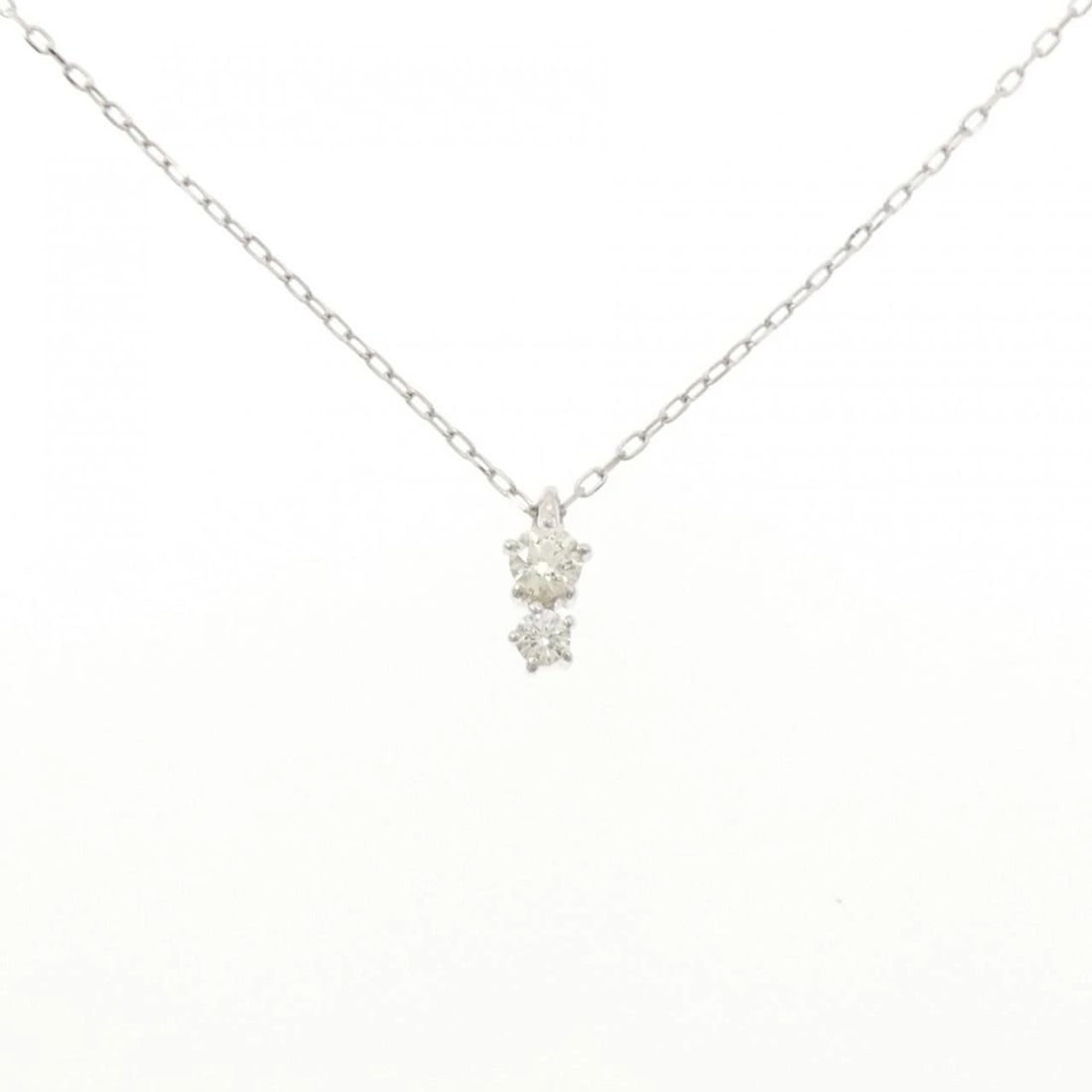 TASAKI DIAMOND NECKLACE: Tasaki Diamond Necklace Brand: TASAKI Type/Style: Tasaki Necklace Material: K18 white gold, Main Stone Natural Color: white gold Size: 45cm Pendant length approx. x width approx.: 9.0mmx4.0mm Chain