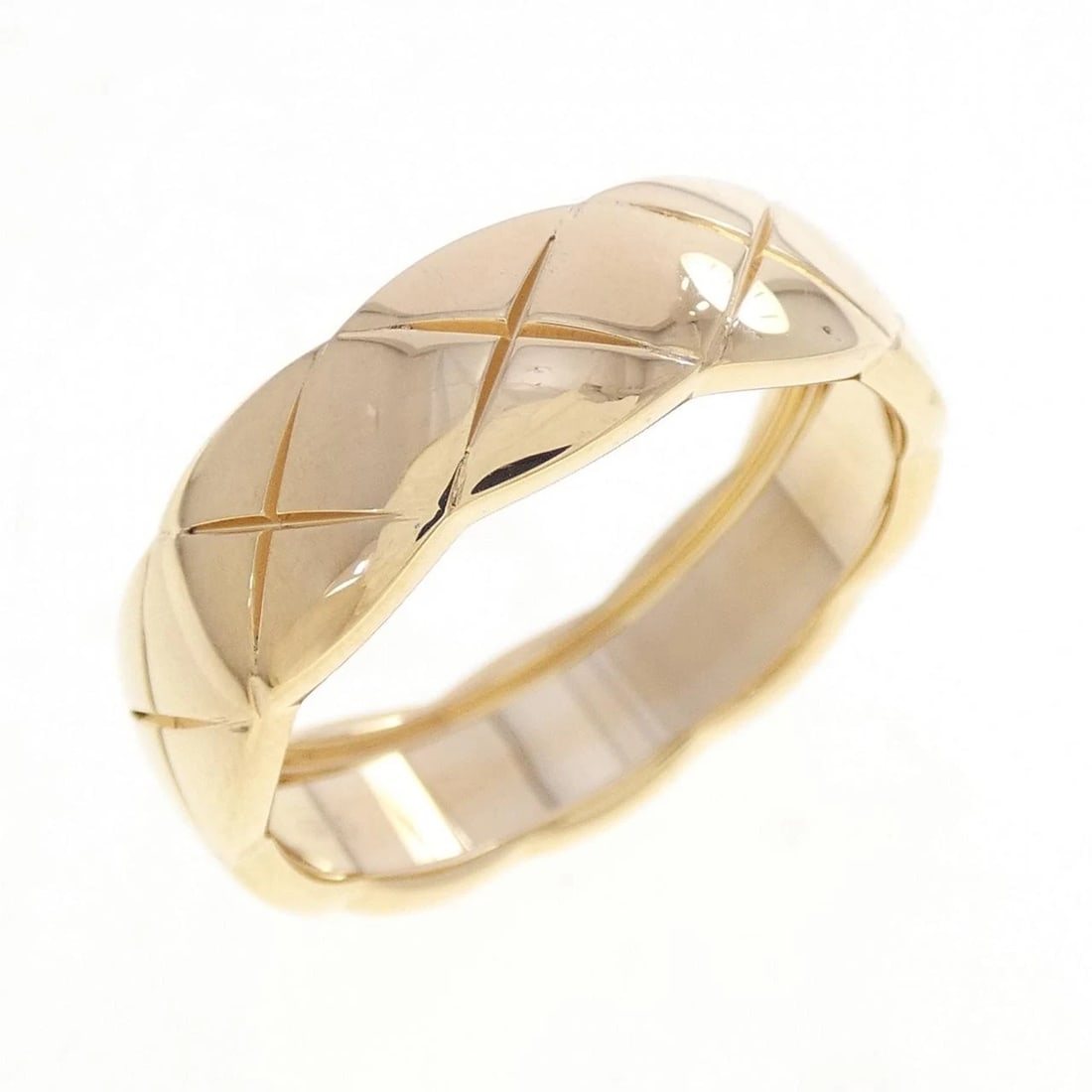 CHANEL COCO CRUSH MEDIUM RING: Chanel Coco Crush Medium Ring Brand: CHANEL Type/Style: Chanel Ring Material: 750 Pink Gold, Color: Pink Gold Size: US9 3/4(61) Accessories: None Accessories Notice: When purchasing pre-owned goods,