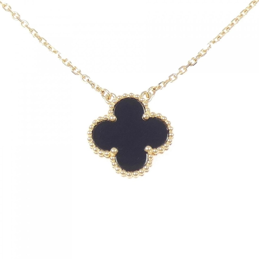VAN CLEEF & ARPELS ALHAMBRA NECKLACE: Van Cleef & Arpels Alhambra Necklace Brand: Van Cleef & Arpels Type/Style: Van Cleef & Arpels Necklace Material: 750 yellow gold, Color: yellow gold Size: 37?41cm Pendant length approx. x width approx