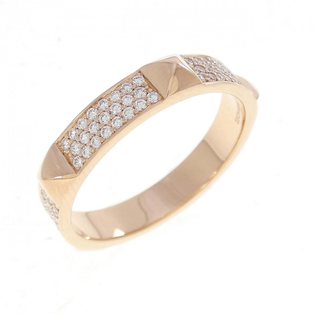 HERMES CLOU DE H RING: Hermes Clou de H Ring Brand: HERMES Type/Style: Hermes Ring Material: 750 Pink Gold, Main Stone Natural Color: Pink Gold Size: Pink Gold Accessories: None Accessories Notice: When purchasi