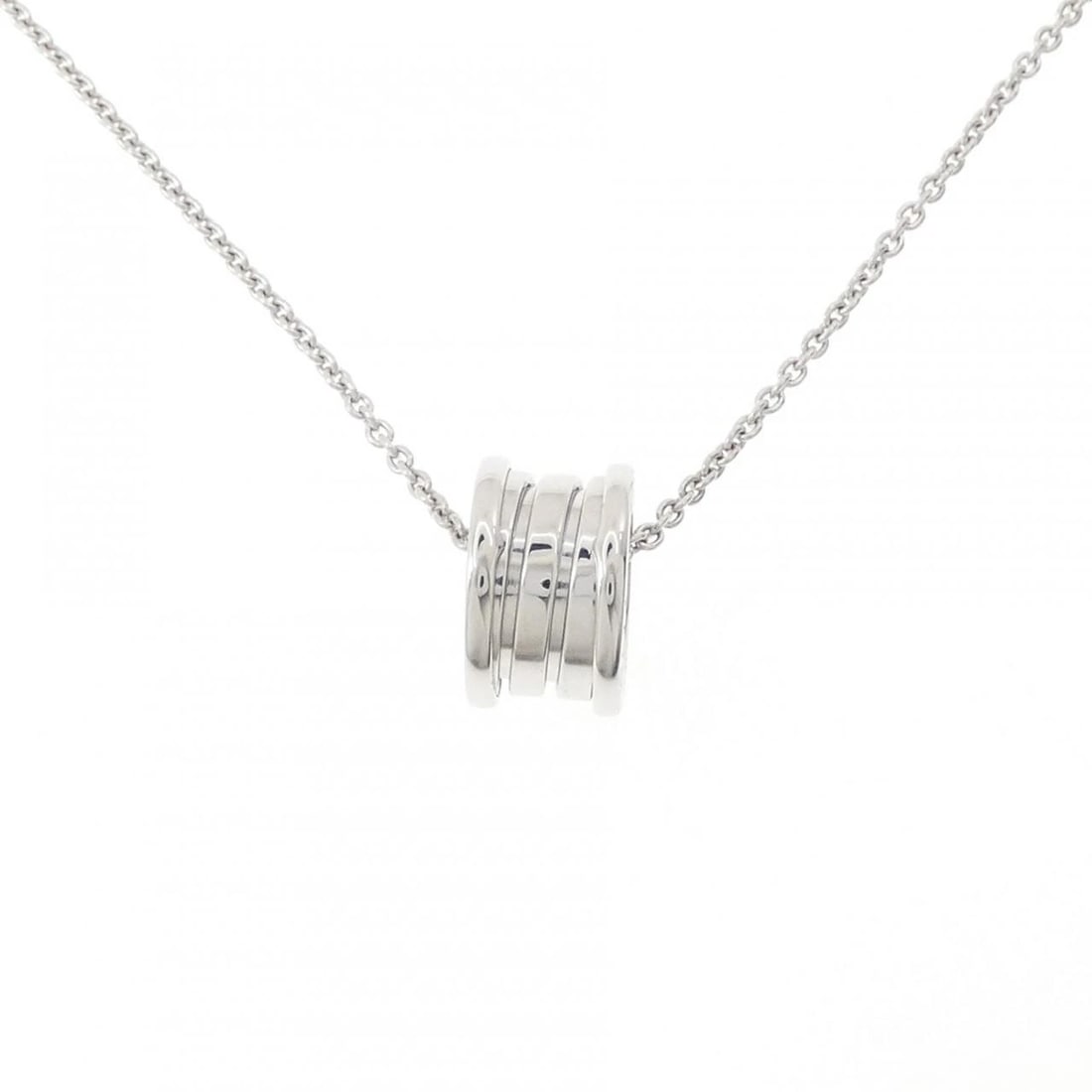 BVLGARI B.ZERO1 NECKLACE: Bvlgari B.zero1 Necklace Brand: BVLGARI Type/Style: Bulgari Necklace Material: 750 white gold, Color: white gold Size: 41cm Pendant length approx. x width approx.: 14.7mmx9.1mm Chain maximum width