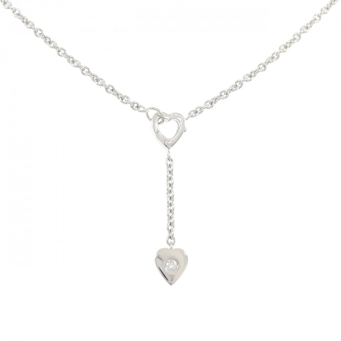 CARTIER MONAMOUR NECKLACE: Cartier Monamour Necklace Brand: CARTIER Type/Style: Cartier Necklace Material: 750 white gold, Main Stone Natural Color: Size: 40cm Pendant length approx. x width approx.: 39.3mmx8.0mm Chain maximum 