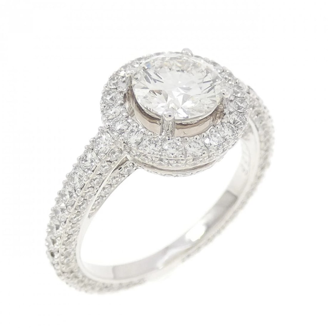 GRAFF DIAMOND RING: Graff Diamond Ring Brand: GRAFF Type/Style: Graph Ring Material: 750 white gold, Main Stone Secondary Stone Natural Color: white gold Size: US3 1/2 Accessories: None Accessories Notice: When