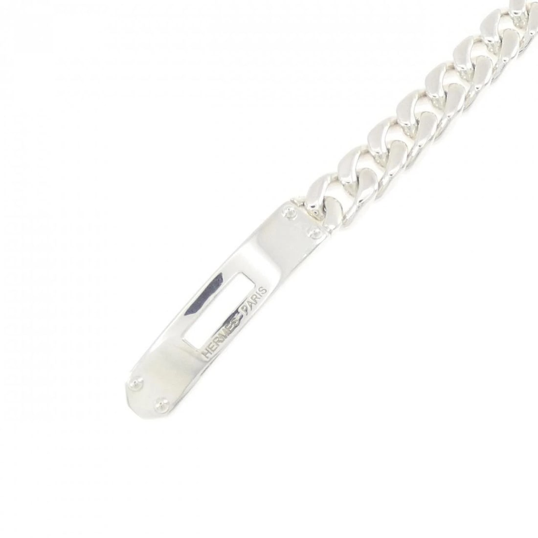 HERMES KELLY GOURMET TPM BRACELET: Hermes Kelly Gourmet TPM Bracelet Brand: HERMES Type/Style: Hermes Bracelet Material: 925Silver, Color: Silver Size: 18cm Max width approx: 6.0mm Accessories: None Accessories Notice: When purchasing