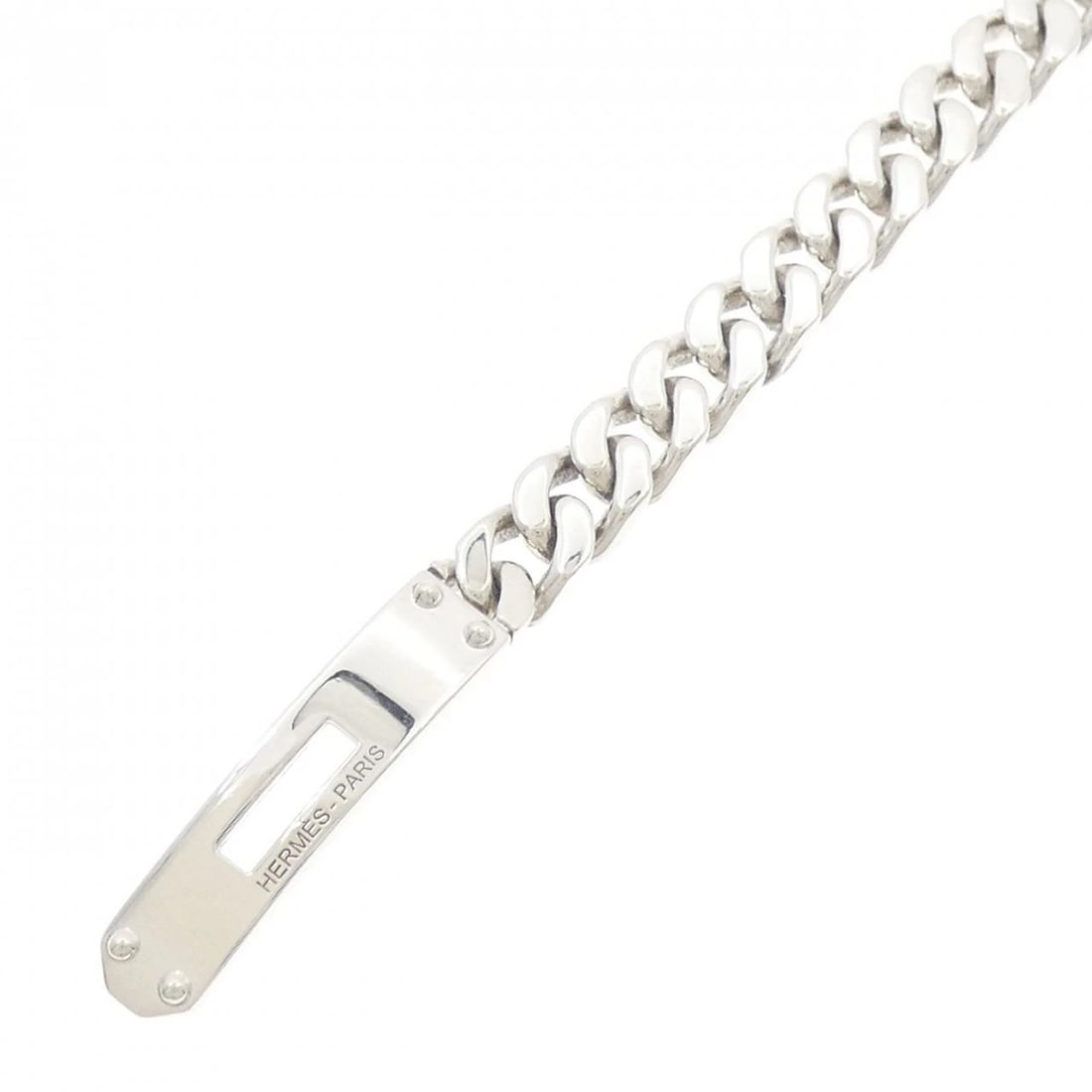 HERMES KELLY GOURMET TPM BRACELET: Hermes Kelly Gourmet TPM Bracelet Brand: HERMES Type/Style: Hermes Bracelet Material: 925Silver, Color: Silver Size: 19cm Max width approx: 6.0mm Accessories: None Accessories Notice: When purchasing