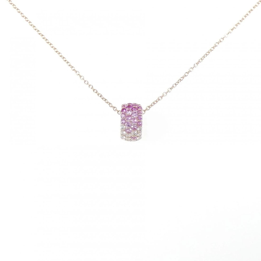 PONTE VECCHIO ROTONDO NECKLACE: Ponte Vecchio Rotondo Necklace Brand: Ponte Vecchio Type/Style: Ponte Vecchio Necklace Material: K18 Pink Gold, Main Stone Sapphire Color: Pink Gold Size: 36?40cm Pendant length approx. x width
