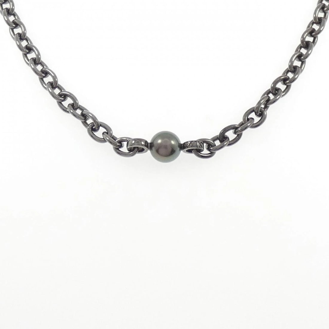 MIKIMOTO PASSION NOIR NECKLACE: Mikimoto Passion Noir Necklace Brand: MIKIMOTO Type/Style: Mikimoto Necklace Material: 925Silver, Color: none Size: 55cm Diameteraround: 9.2mm Chain maximum width approx.: 6.0mm Accessories: None