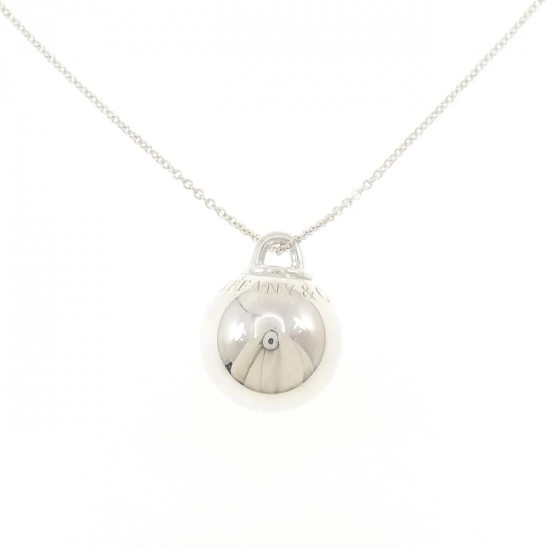 TIFFANY&CO. BALL NECKLACE: TIFFANY&Co. Ball Necklace Brand: TIFFANY&Co. Type/Style: TIFFANY&Co. Necklace Material: 925Silver, Color: Silver Size: 71-81cm Pendant length approx. x width approx.: 24.0mmx18.7mm Chain maximum