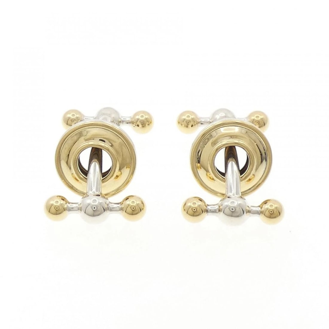 TIFFANY&CO. 925/750YG CUFFLINKS: TIFFANY&Co. 925/750YG Cufflinks Brand: TIFFANY&Co. Type/Style: TIFFANY&Co. Jewelry/Precious Metals, Etc. Material: 925Silver/750Yellow Gold, Color: Silver Yellow Gold Size: Approximate dimensions