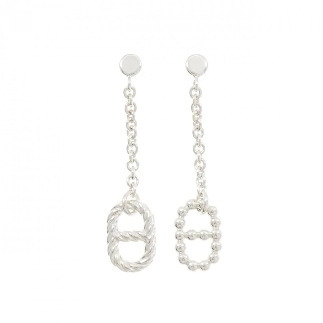 HERMES 925 PIERCE: Hermes 925 Pierce Brand: HERMES Type/Style: Hermes Pierce/Earring Material: 925Silver, Color: Silver Size: Approximate dimensions: 52.6mm (height) x 11.5mm (width) Accessories: None Accessories