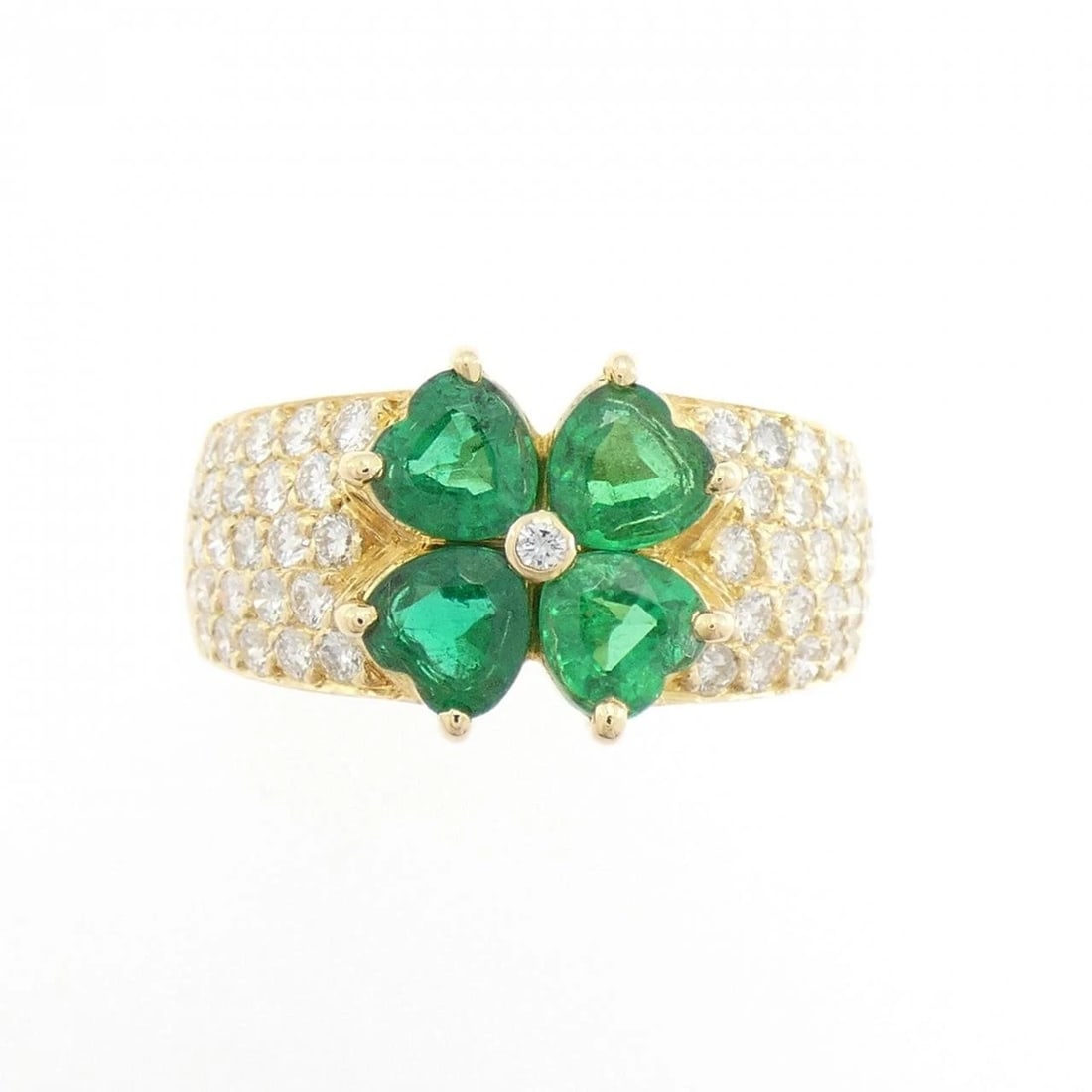 VAN CLEEF & ARPELS EMERALD RING: Van Cleef & Arpels Emerald Ring Brand: Van Cleef & Arpels Type/Style: Van Cleef & Arpels Ring Material: 18kt yellow gold, Color: yellow gold Size: US5 3/4 Accessories: None Accessories Notice: When