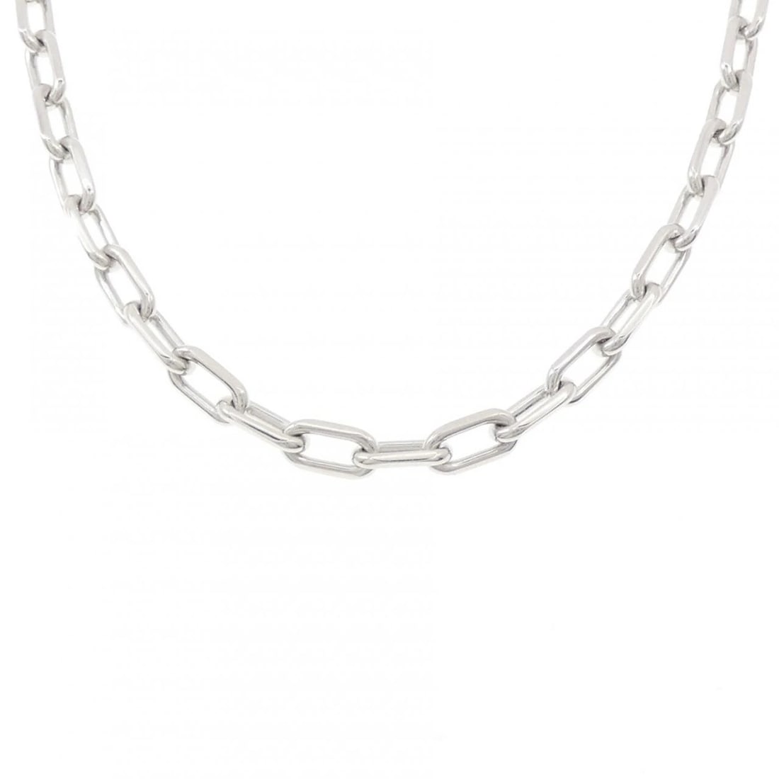 CARTIER SPARTACUS NECKLACE: Cartier Spartacus Necklace Brand: CARTIER Type/Style: Cartier Necklace Material: 750 white gold, Color: white gold Size: 47cm Chain maximum width approx.: 4.7mm Accessories: None Accessori