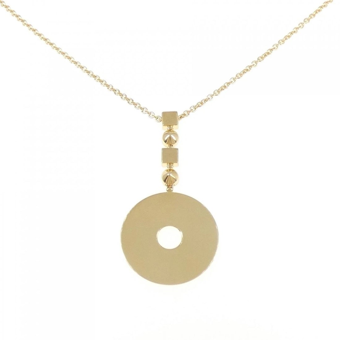 BVLGARI LUCIA NECKLACE: Bvlgari Lucia Necklace Brand: BVLGARI Type/Style: Bulgari Necklace Material: 750 yellow gold, Color: yellow gold Size: 37?43cm Pendant length approx. x width approx.: 47.7mmx24.9mm Chain maximum width