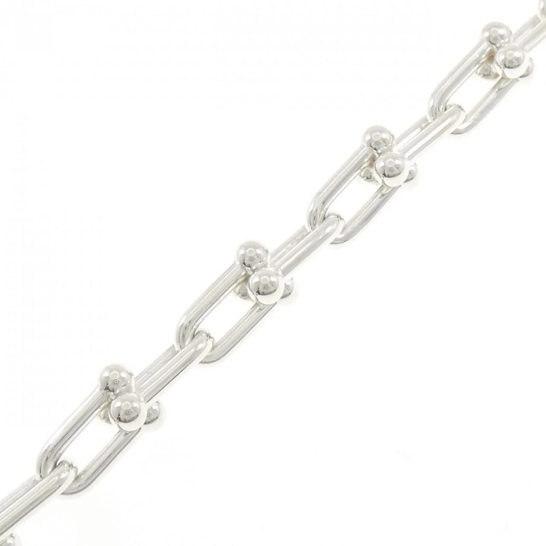 TIFFANY & CO. HARDWARE LINK LARGE BRACELET: TIFFANY & Co. Hardware Link Large Bracelet Brand: TIFFANY&Co. Type/Style: TIFFANY & Co. Bracelet Material: 925Silver, Color: Silver Size: 20cm Max width approx: 12.7mm Accessories: None Accessories