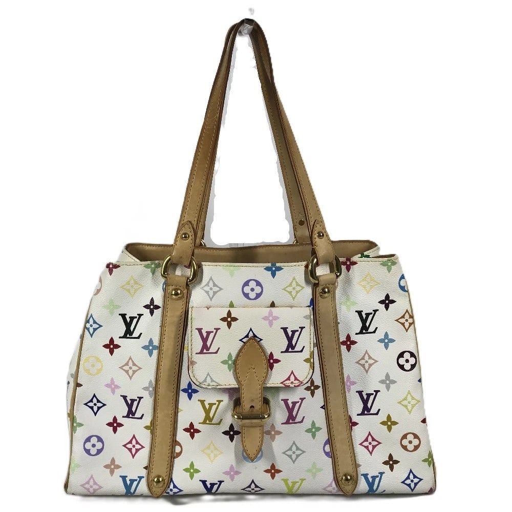 LOUIS VUITTON MONOGRAMMULTICOLORE AURELIA MM TOTE BAG: LOUIS VUITTON MonogramMulticolore Aurelia MM Tote Bag Brand: Louis Vuitton Type/Style: Shoulder Bag Material: MonogramMulticoloreCanvas Color: Blanc / white Size: W14.4xH9.1xD4.7inch /