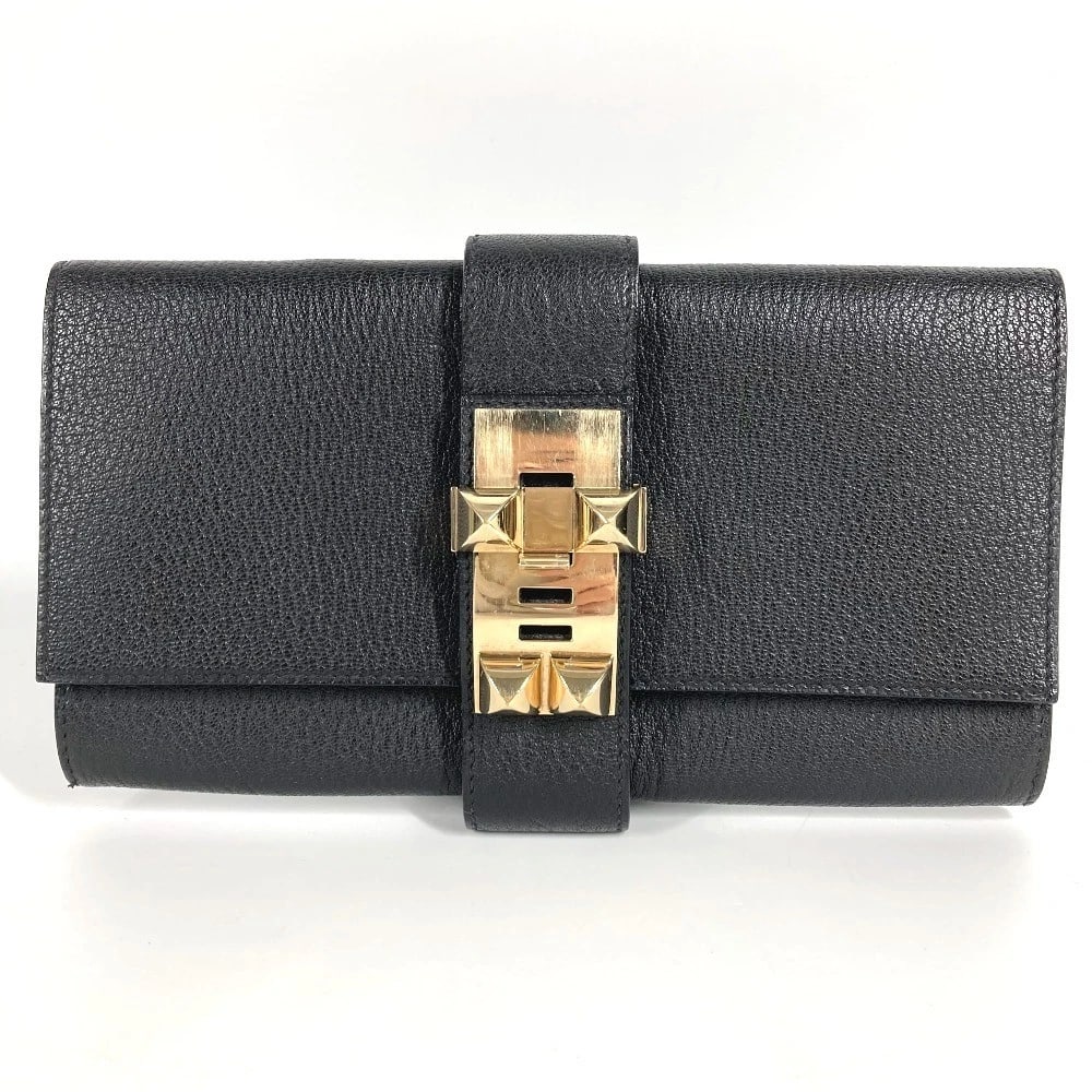 HERMES POCHETTE MEDOR LOGO POUCH CLUTCH BAG (1 of 7)