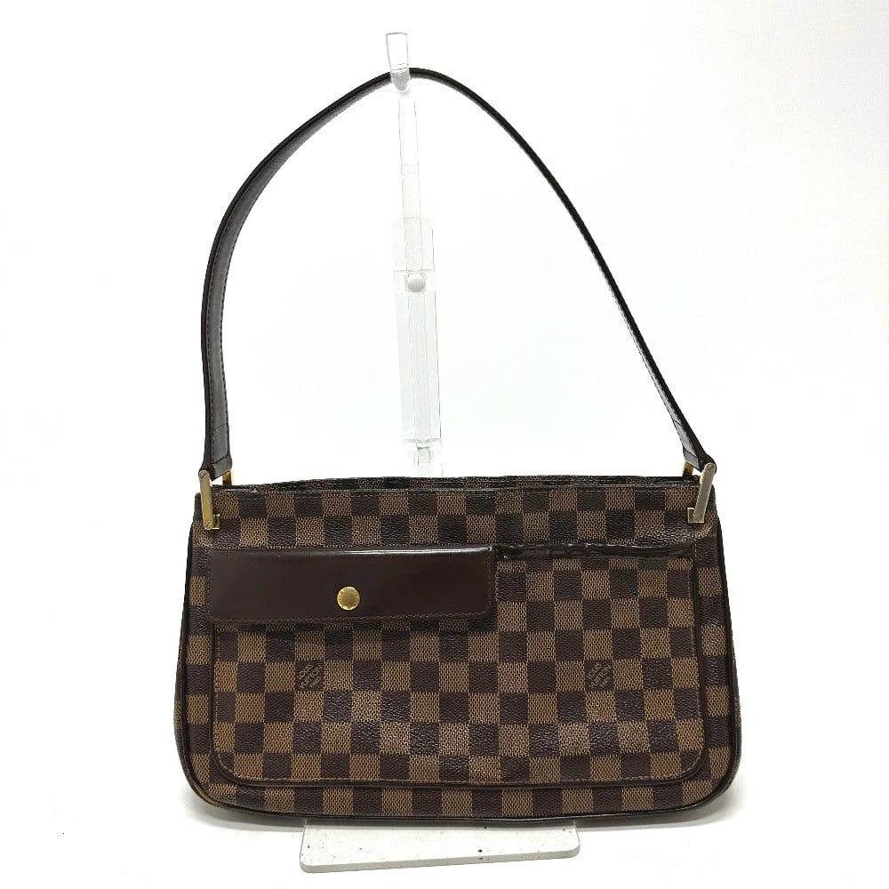 LOUIS VUITTON DAMIER AUBAGNE SHOULDER SHOULDER BAG: LOUIS VUITTON Damier Aubagne Shoulder Shoulder Bag Brand: LOUIS VUITTON Type/Style: Shoulder Bag Material: Damier Canvas Color: Ebene / Brown Size: W11.4xH6.9xD2.6inch / W29cmxH17.5cmxD6.5cm