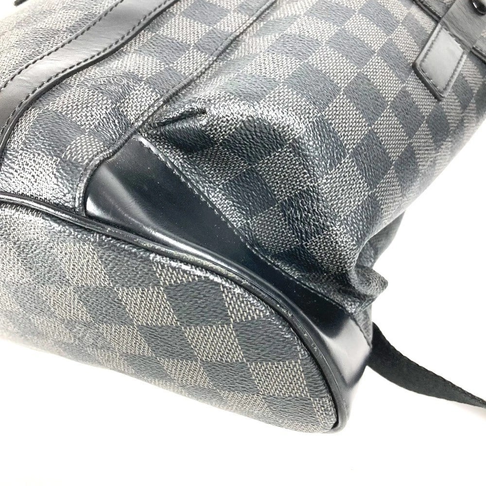 LOUIS VUITTON DAMIER GRAPHITE BACKPACK BLACK - 6