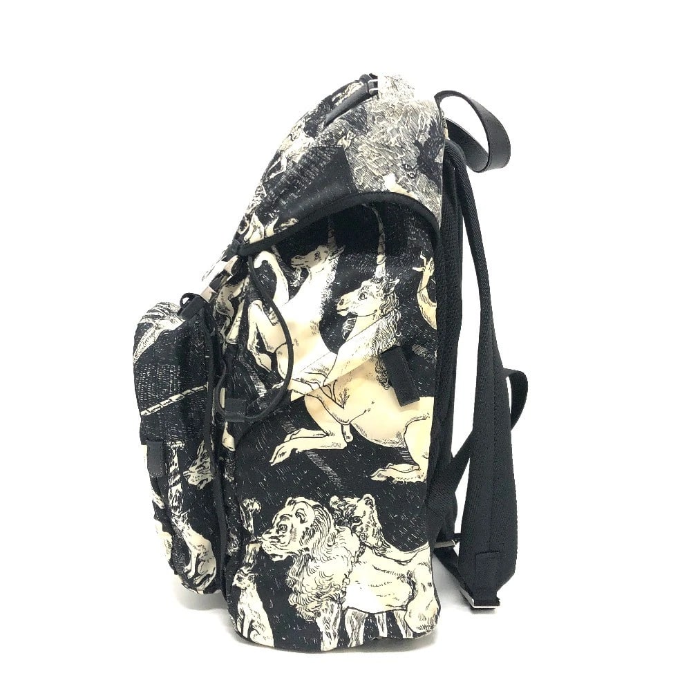 PRADA ANIMAL TOTAL PATTERN BACKPACK BAG - 3
