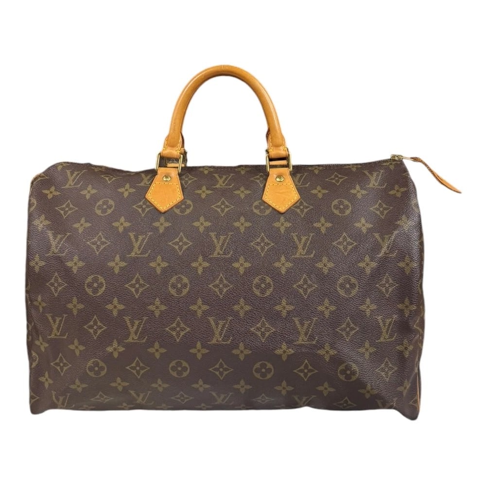 LOUIS VUITTON HANDBAG MONOGRAM CANVAS MONOGRAM: LOUIS VUITTON Handbag Monogram canvas Monogram Brand: LOUIS VUITTON Type/Style: Handbag Material: Exterior Material Monogram canvas Color: Exterior color Brown Size: W15.7 x H9.4 x D7.5inch Handle:9.4