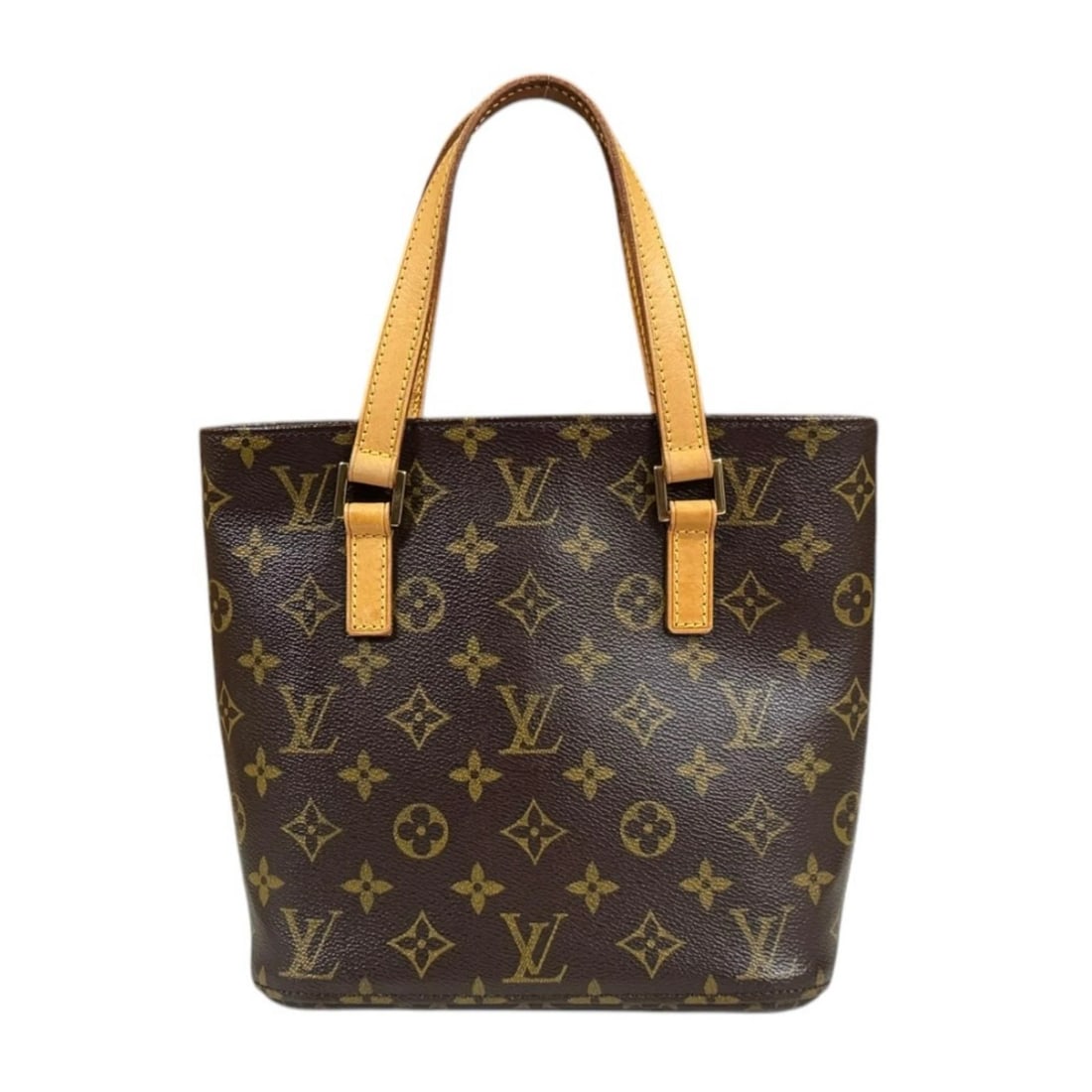 LOUIS VUITTON HANDBAG MONOGRAM CANVAS VAVAN: LOUIS VUITTON Handbag Monogram canvas Vavan Brand: LOUIS VUITTON Type/Style: Handbag Material: Exterior Material Monogram canvas Color: Exterior color Brown Size: W8.1 x H7.9 x D3.1inch Handle:13.4inc
