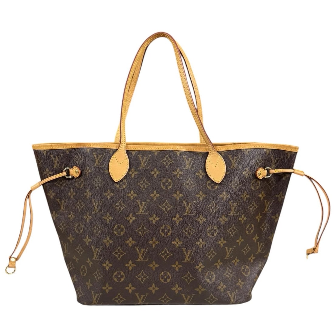 LOUIS VUITTON TOTE BAG MONOGRAM CANVAS NEVERFULL: LOUIS VUITTON Tote Bag Monogram canvas Neverfull Brand: LOUIS VUITTON Type/Style: Tote Bag Material: Exterior Material Monogram canvas Color: Exterior color Brown Size: W12.6 x H11.4 x D6.3inch Handle