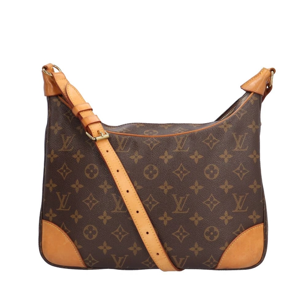 LOUIS VUITTON SHOULDER BAG MONOGRAM CANVAS: LOUIS VUITTON Shoulder Bag Monogram canvas Brand: LOUIS VUITTON Type/Style: Shoulder Bag Material: Exterior Material Monogram canvas Color: Exterior color Brown Size: W12.2 x H9.4 x D3.5inch Acces