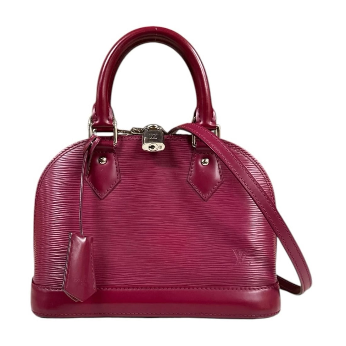 LOUIS VUITTON SHOULDER BAG EPI LEATHER: LOUIS VUITTON Shoulder Bag Epi Leather Brand: LOUIS VUITTON Type/Style: Shoulder Bag Material: Exterior Material Epi Leather Color: Exterior color Fuchsia Size: W9.3 x H6.7 x D4.3inch Handle:10.2inch 