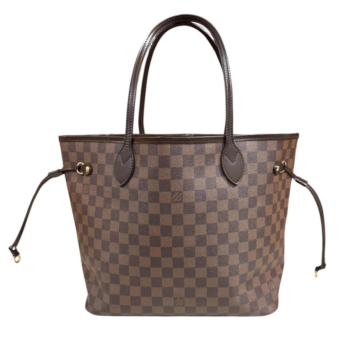 LOUIS VUITTON TOTE BAG DAMIER CANVAS: LOUIS VUITTON Tote Bag Damier canvas Brand: LOUIS VUITTON Type/Style: Tote Bag Material: Exterior Material Damier canvas Color: Exterior color Brown Size: W12.6 x H11.4 x D6.3inch Handle:19.3inch