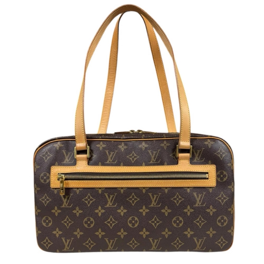 LOUIS VUITTON SHOULDER BAG MONOGRAM CANVAS: LOUIS VUITTON Shoulder Bag Monogram canvas Brand: LOUIS VUITTON Type/Style: Shoulder Bag Material: Exterior Material Monogram canvas Color: Exterior color Brown Size: W14.2 x H8.7 x D4.7inch Acces