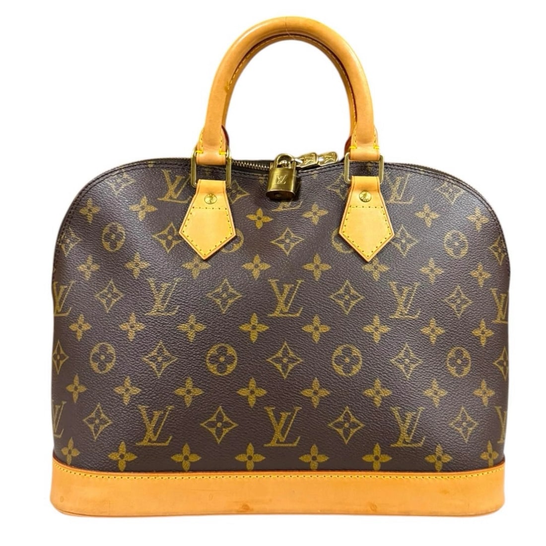 LOUIS VUITTON HANDBAG MONOGRAM CANVAS: LOUIS VUITTON Handbag Monogram canvas Brand: LOUIS VUITTON Type/Style: Handbag Material: Exterior Material Monogram canvas Color: Exterior color Brown Size: W12.2 x H9.4 x D6.3inch Handle:10.2inch