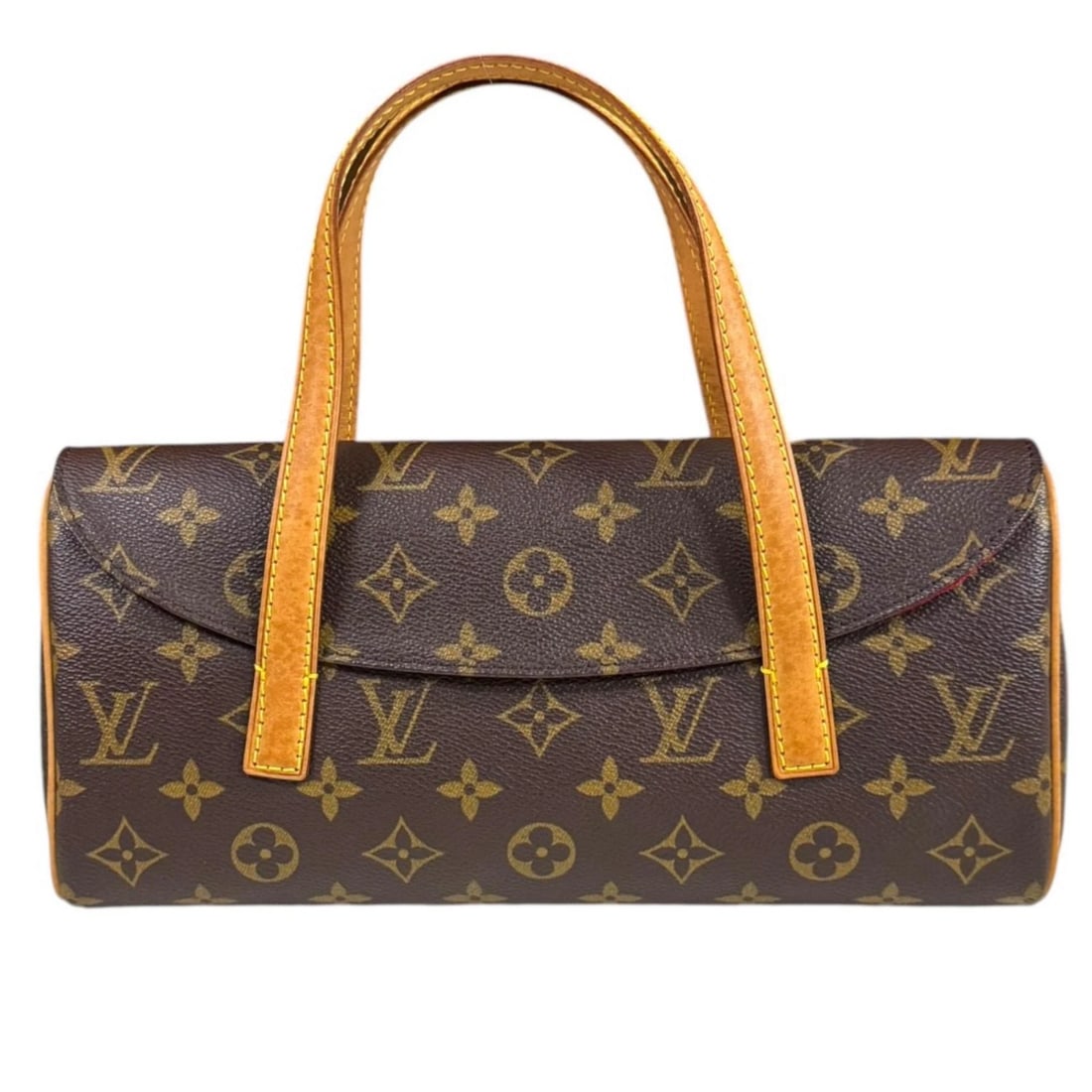 LOUIS VUITTON HANDBAG MONOGRAM CANVAS: LOUIS VUITTON Handbag Monogram canvas Brand: LOUIS VUITTON Type/Style: Handbag Material: Exterior Material Monogram canvas Color: Exterior color Brown Size: W11.2 x H5.5 x D2.4inch Handle:15.7inch