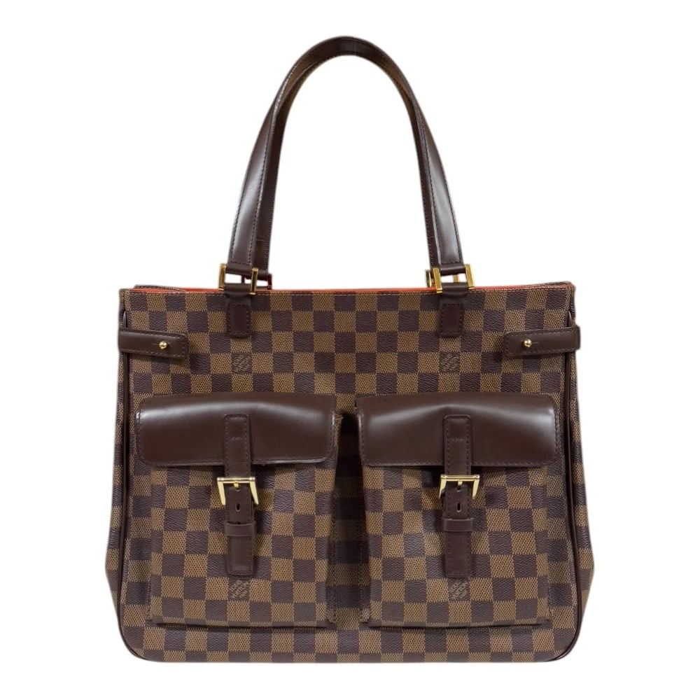LOUIS VUITTON HANDBAG DAMIER CANVAS: LOUIS VUITTON Handbag Damier canvas Brand: LOUIS VUITTON Type/Style: Handbag Material: Exterior Material Damier canvas Color: Exterior color Brown Size: W14.2 x H11.4 x D4.3inch Handle:17.7inch Ac
