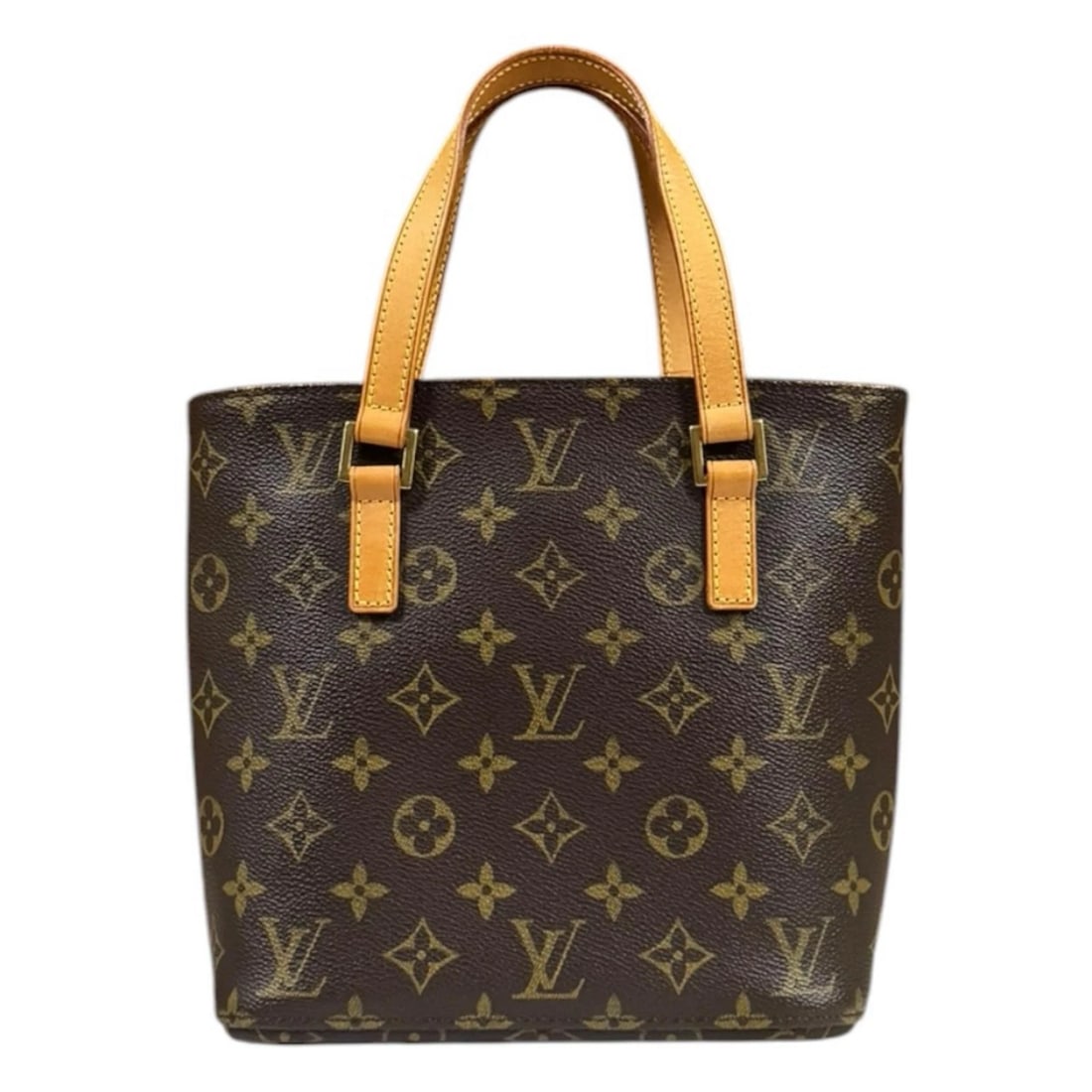 LOUIS VUITTON HANDBAG MONOGRAM CANVAS: LOUIS VUITTON Handbag Monogram canvas Brand: LOUIS VUITTON Type/Style: Handbag Material: Exterior Material Monogram canvas Color: Exterior color Brown Size: W8.1 x H8.3 x D3.3inch Handle:13.8inch