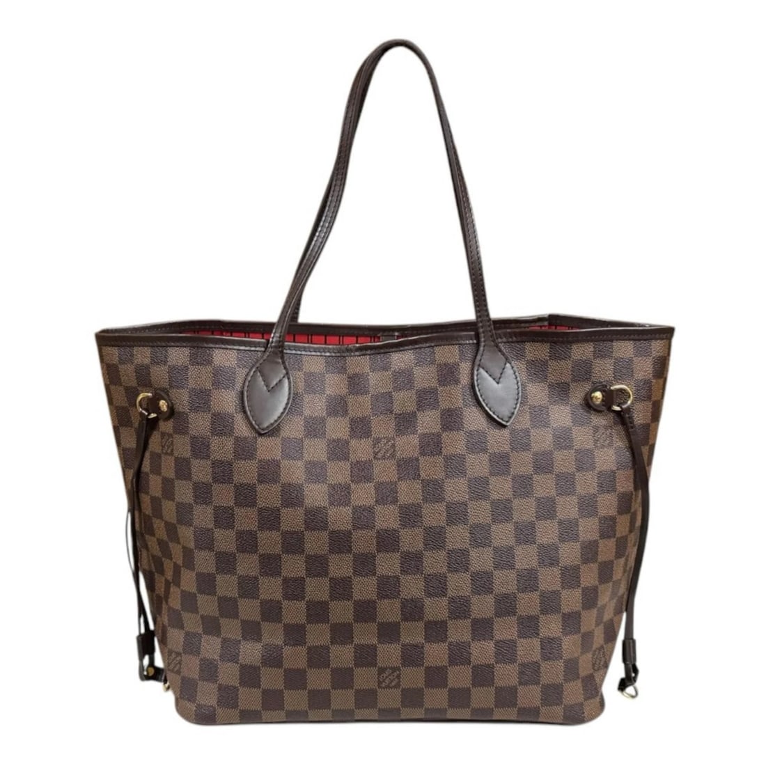 LOUIS VUITTON TOTE BAG DAMIER CANVAS: LOUIS VUITTON Tote Bag Damier canvas Brand: LOUIS VUITTON Type/Style: Tote Bag Material: Exterior Material Damier canvas Color: Exterior color Brown Size: W12.2 x H11.0 x D6.1inch Accessories: Non