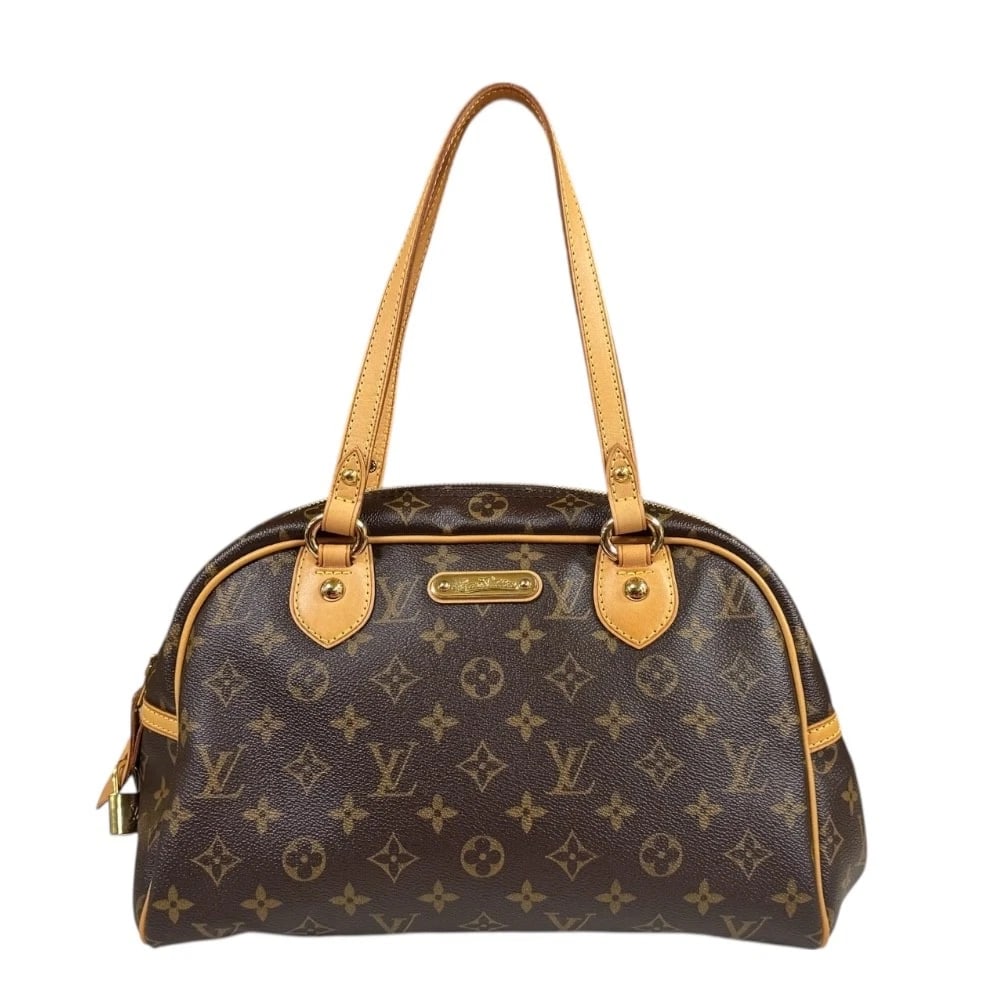 LOUIS VUITTON SHOULDER BAG MONOGRAM CANVAS: LOUIS VUITTON Shoulder Bag Monogram canvas Brand: LOUIS VUITTON Type/Style: Shoulder Bag Material: Exterior Material Monogram canvas Color: Exterior color Brown Size: W12.4 x H8.3 x D5.9inch Acces