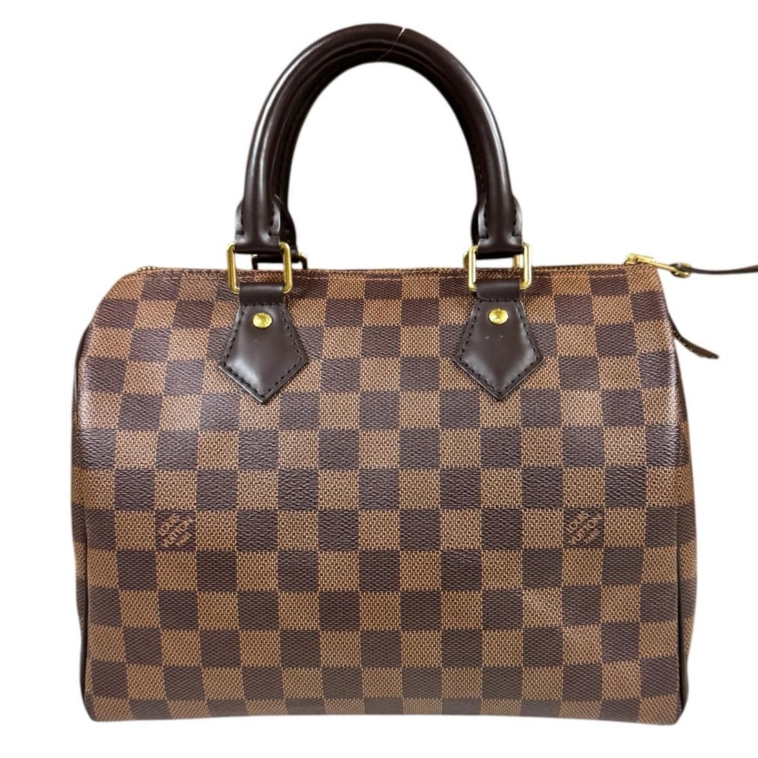 LOUIS VUITTON HANDBAG DAMIER CANVAS: LOUIS VUITTON Handbag Damier canvas Brand: LOUIS VUITTON Type/Style: Handbag Material: Exterior Material Damier canvas Color: Exterior color Brown Size: W9.8 x H7.7 x D5.9inch Handle:10.6inch Acce