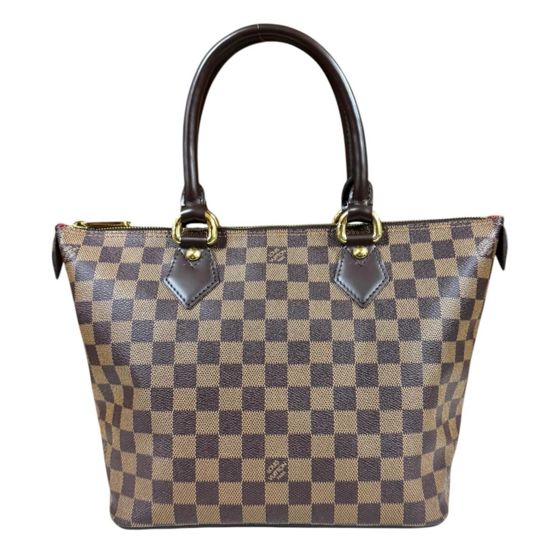 LOUIS VUITTON HANDBAG DAMIER CANVAS: LOUIS VUITTON Handbag Damier canvas Brand: LOUIS VUITTON Type/Style: Handbag Material: Exterior Material Damier canvas Color: Exterior color Brown Size: W10.2 x H9.1 x D5.5inch Handle:15.7inch Acc