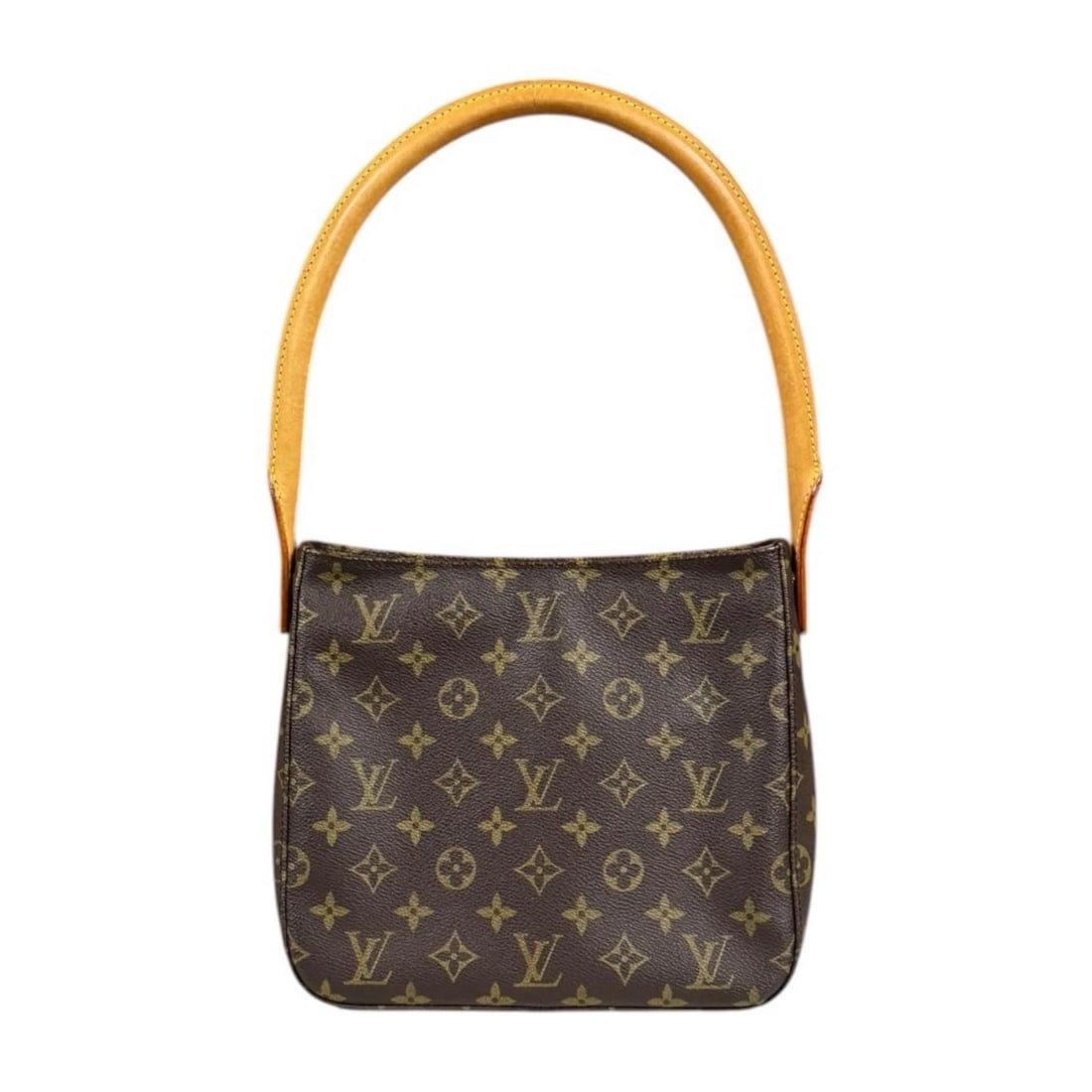 LOUIS VUITTON SHOULDER BAG BROWN MONOGRAM CANVAS: LOUIS VUITTON Shoulder Bag Brown Monogram canvas Brand: LOUIS VUITTON Type/Style: Handbag Material: Exterior Material Monogram canvas Color: Exterior color Brown Size: W9.4 x H8.3 x D3.9inch