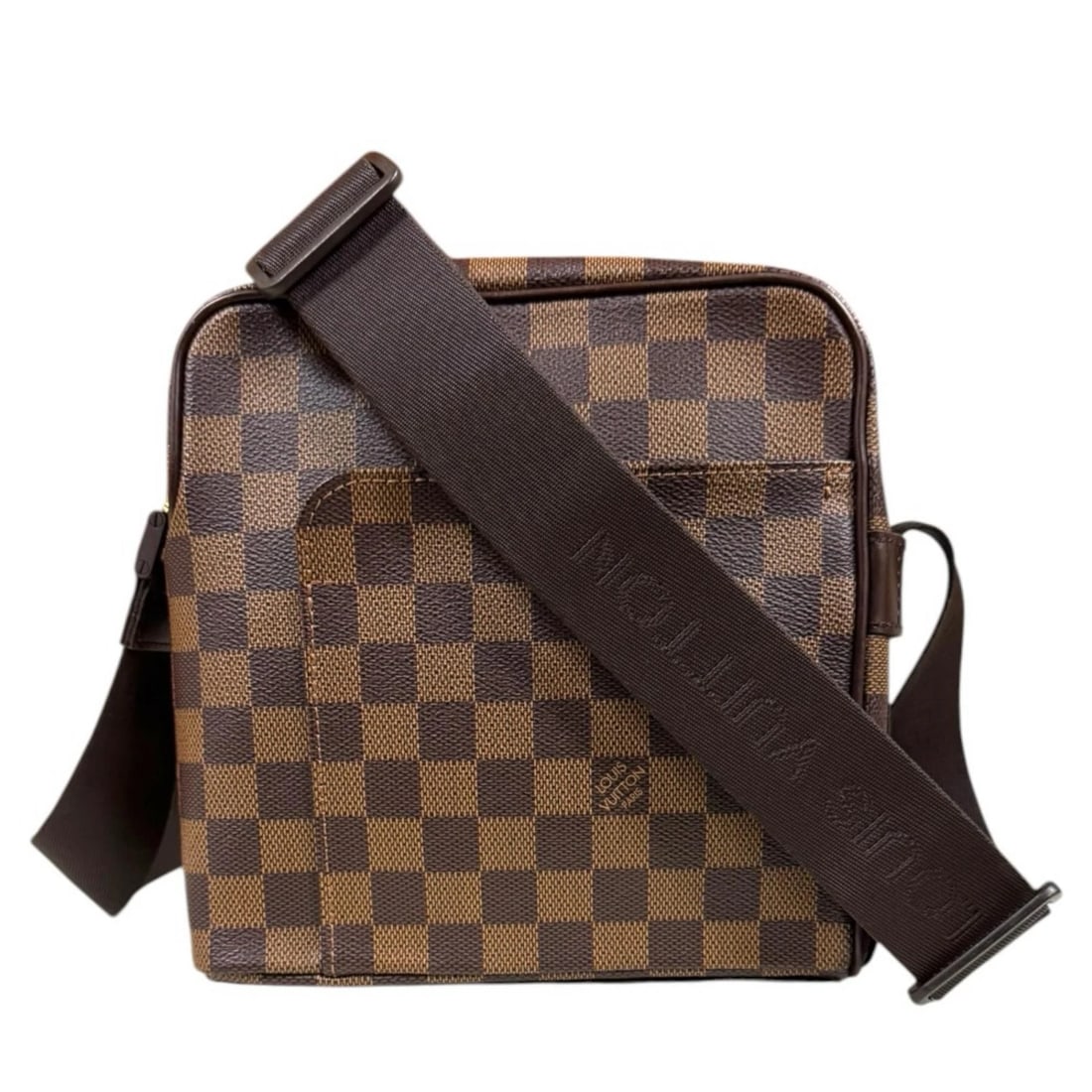LOUIS VUITTON SHOULDER BAG DAMIER CANVAS: LOUIS VUITTON Shoulder Bag Damier canvas Brand: LOUIS VUITTON Type/Style: Shoulder Bag Material: Exterior Material Damier canvas Color: Exterior color Brown Size: W7.9 x H7.9 x D2.8inch Accessories:
