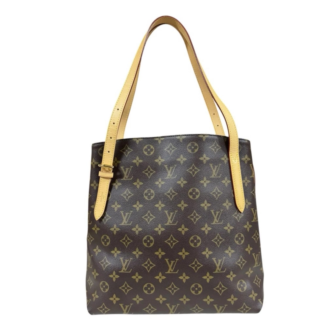 LOUIS VUITTON TOTE BAG MONOGRAM CANVAS: LOUIS VUITTON Tote Bag Monogram canvas Brand: LOUIS VUITTON Type/Style: Tote Bag Material: Exterior Material Monogram canvas Color: Exterior color Brown Size: W11.2 x H11.8 x D4.3inch Accessories: